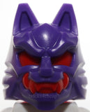 Lego Headgear Mask Wolf with Knot on Back with Molded Red Eyes Teeth Head