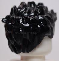 Lego Black Minifigure Hair Spiked