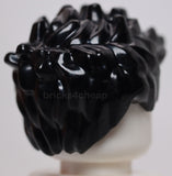 Lego Black Minifigure Hair Spiked