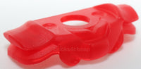 Lego Trans Red Minifigure Armor Shoulder Pads with Double Flaps