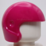 Lego Magenta Minifigure Headgear Helmet Sports  Flight Football Hockey