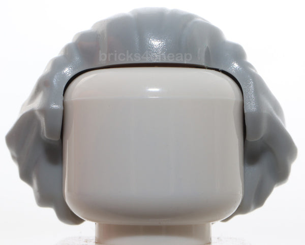 Lego Minifig Hair Swept Back Widows Peak Chin Length Bushy in Back