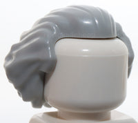 Lego Minifig Hair Swept Back Widows Peak Chin Length Bushy in Back