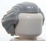 Lego Minifig Hair Swept Back Widows Peak Chin Length Bushy in Back