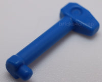 Lego 4x Blue Minifigure Helmet Antenna Rangefinder Rounded Shaft Clone Trooper