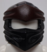 Lego Minifig Headgear Ninjago Wrap Type 4 Molded Dark Brown Headband