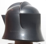 Lego Flat Silver Headgear Helmet Castle Barbute Angled Cheek Protection