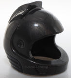 Lego Minifigure Headgear Helmet Space City Astronaut Molded Black Neck Base