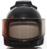 Lego Minifigure Headgear Helmet Space City Astronaut Molded Black Neck Base