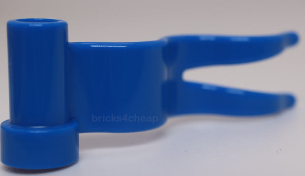 Lego 4x Blue Wavy Flag Wave Right