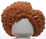 Lego Medium Nougat Minifig Hair Female Coiled Parted Wash and Go