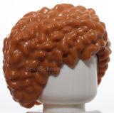 Lego Medium Nougat Minifig Hair Female Coiled Parted Wash and Go