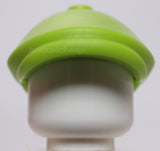 Lego Lime Minifigure Headgear Hat Flat Cap