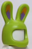 Lego Head Cover Costume Bunny Ears Bright Light Orange Medium Lavender Auricles