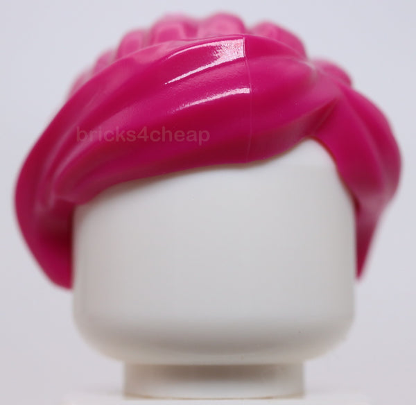 Lego Magenta Minifigure Hair Female Ponytail and Swept Sideways Fringe