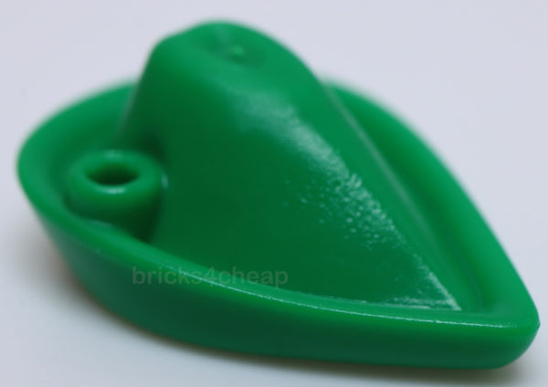 Lego 2x Minifigure Headgear Hat Forestmens Bycocket Reissue Blind Feather Hole