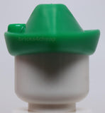 Lego 2x Minifigure Headgear Hat Forestmens Bycocket Reissue Blind Feather Hole