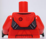 Lego Torso SW Armor Sith Jet Trooper Ep 9 with Black Lines Pattern