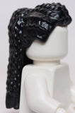 Lego Black Minifigure Hair Female Long Braided Ponytail