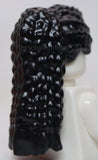 Lego Black Minifigure Hair Female Long Braided Ponytail
