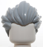 Lego Light Bluish Gray Minifigure Hair Bushy Swept Back