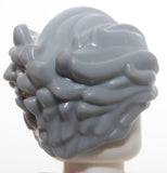 Lego Light Bluish Gray Minifigure Hair Bushy Swept Back