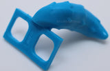 Lego Dark Azure Minifigure Costume Tail Fluffy Flexible Rubber
