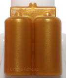 Lego 2x Space Pearl Gold Air Tanks Minifig Bodywear