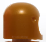 Lego Classic Space Pearl Gold Minifig Helmet Space Thick Chin Strap Reissue