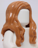 Lego Medium Nougat Minifigure Hair Long Wavy with Center Part