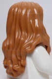 Lego Medium Nougat Minifigure Hair Long Wavy with Center Part