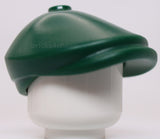Lego Dark Green Minifigure Headgear Hat Flat Cap