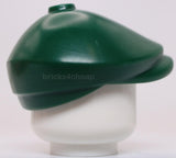 Lego Dark Green Minifigure Headgear Hat Flat Cap