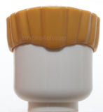 Lego Ochre Yellow Minifigure Hair Flat Top with Straight Even Sections