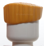 Lego Ochre Yellow Minifigure Hair Flat Top with Straight Even Sections