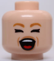 Lego Female Medium Nougat Eyebrows Nougat Lips Raised Left Eyebrow Shouting