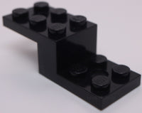 Lego 20x Black Bracket 5 x 2 x 1 1/3 with 2 Holes