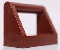 Lego 25x Reddish Brown Tile Modified 1 x 2 with Bar Handle