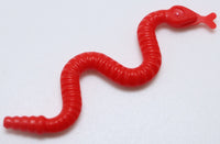 Lego 5x Red Snake Serpent Animal