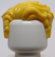 Lego Minifig Hair Swept Left Tousled Slight Widows Peak Short Sideburns