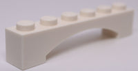 Lego 10x White Arch 1 x 6 Raised Arch