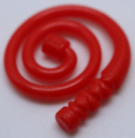 Lego Red Whip Coiled Minifig Utensil