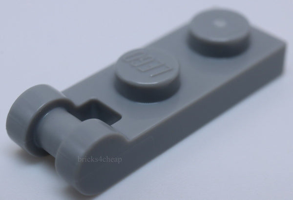 Lego 20x Light Bluish Gray Plate Modified 1 x 2 with Bar Handle on End