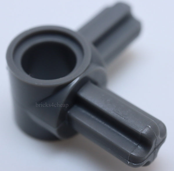 Lego 10x Dark Bluish Gray Technic Axle Pin Connector Hub 2 Perpendicular Axles