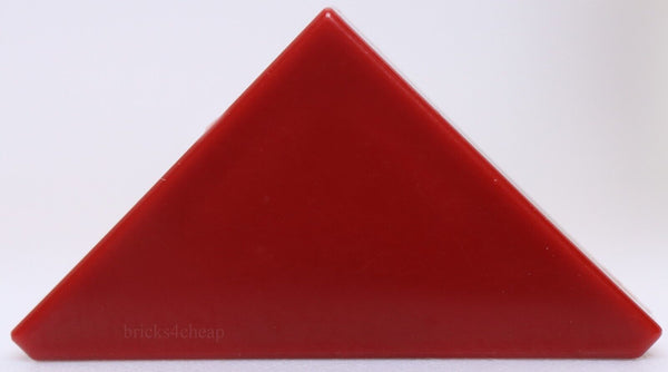 Lego 10x Dark Red Tile Modified 2 x 2 Triangular