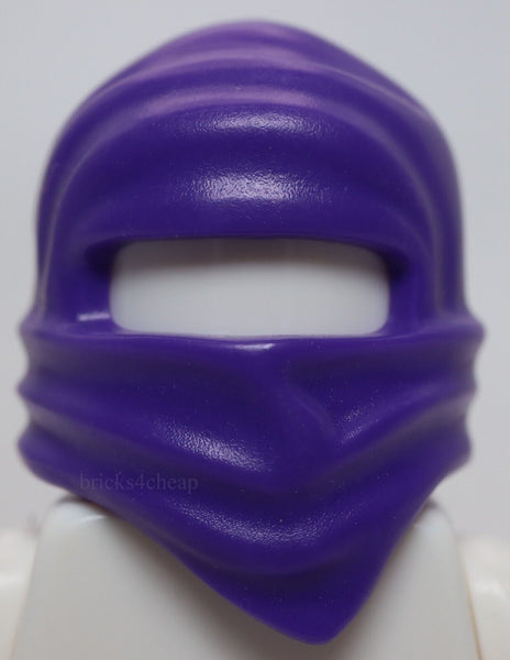 Lego Dark Purple Minifig Headgear Ninja Wrap