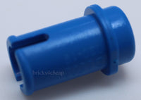 Lego 25x Blue Technic Pin 1/2 without Friction Ridges