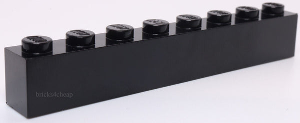 Lego 2x Black Brick 1 x 8