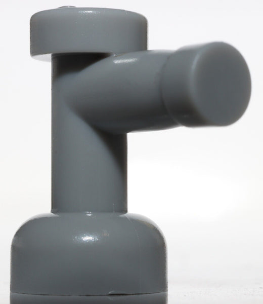 Lego 20x White Tap 1 x 1 without Hole in Nozzle End