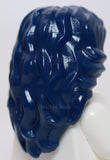 Lego Dark Blue Minifigure Hair Female Mid Length Wavy with Center Part